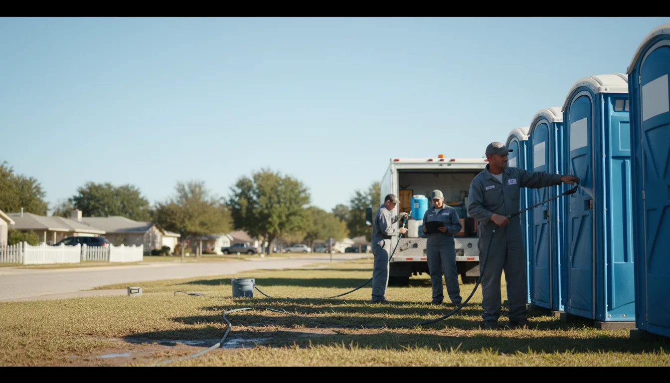 Long-Term Portable Toilet Rental in Brookshire, TX near me